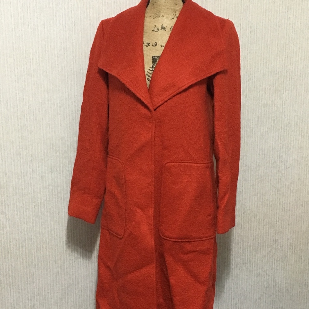 Jacket Coat Size Medium M Burnt Orange